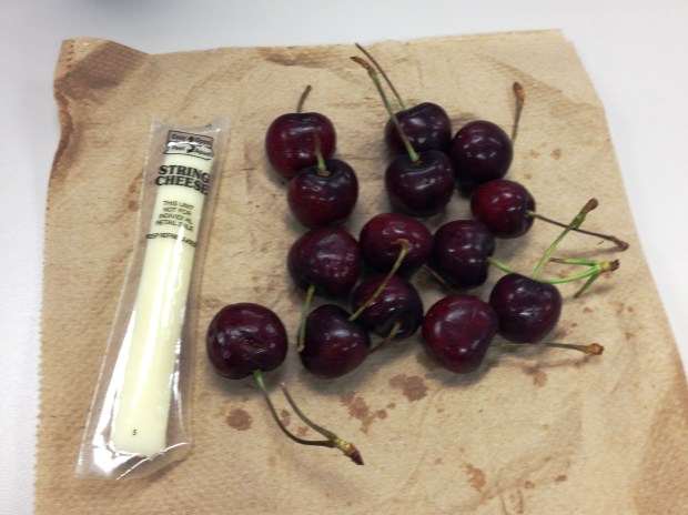cherries and cheese